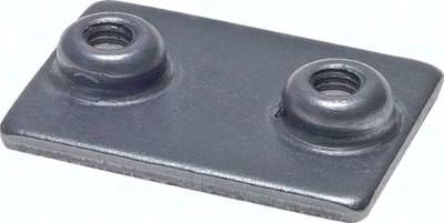 Anschweißplatte, Baugr. 4, Edelstahl