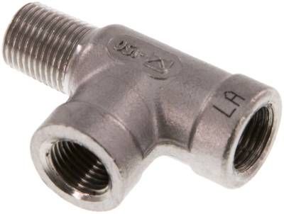 LE-Einschraubstück Rp 1/8"(IG)-R 1/8"(AG), 16 bar 1.4408