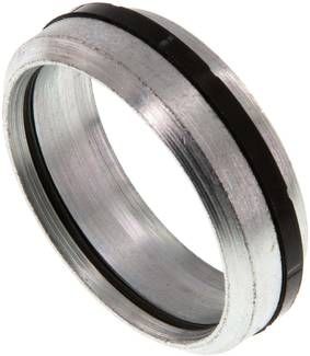 Schneidring 35 L, Stahl verzinkt mit Elastomerdichtung