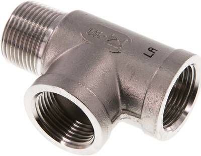 LE-Einschraubstück Rp 3/4"(IG)-R 3/4"(AG), 16 bar 1.4408