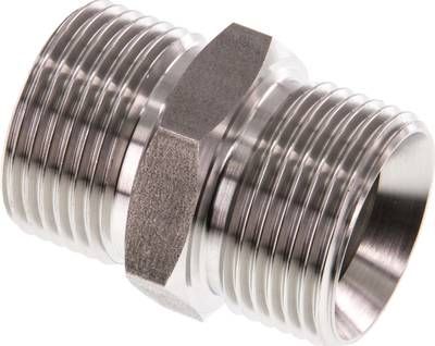 Doppelnippel G 1"-G 1", 40 bar 1.4571