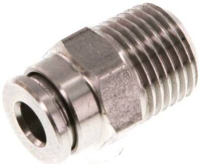 Gerader Steckanschluss R 1/8"-4mm, IQS-Edelstahl