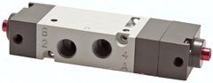5/3-Wege Pneumatikventil, G 1/8" (Pilot M5), entlüftet