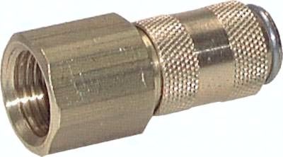 Kupplungsdose (NW2,7) G 1/8"(IG), Messing