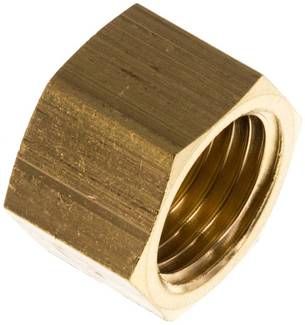 Verschlusskappe G 1/4", 16 bar Messing