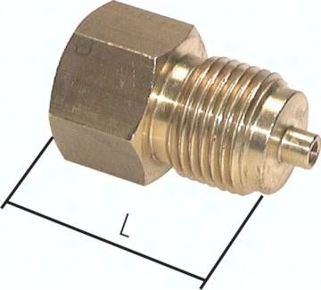 Manom.-Reduzierung G 1/2"(AG)-G 1/4"(IG). Messing, 38mm
