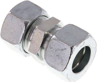 Gerade Schneidringverschrau-bung 21,25, Stahl verzinkt