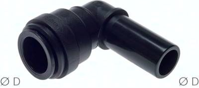 Winkel-Steckanschluss 18mm Stecknippel, 18mm Schlauch