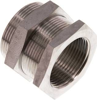 Schottverschraubung G 1 1/4"-M 49 x 2, 40 bar 1.4571