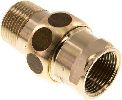 Verschraubung kon. dichtend, Rp 3/4"/R 3/4" (IG/AG)