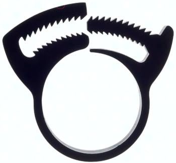 Schnapp-Schlauchschelle, Nylon, 9 - 10mm