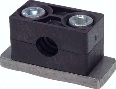 Rohrschelle, schwere Baureihe, 60,3 (2")mm, Edelstahl