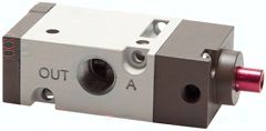 3/2-Wege Pneumatikventil, G 1/8" (Pilot M5), offen (NO)