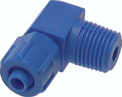 Winkel-Verschraubung R 1/8"-8 x 6mm, Kunststoff