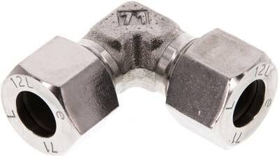 Winkel-Schneidringverschrau-bung 12 L, 1.4571