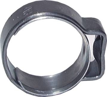 1-Ohr-Schlauchschelle 2,9 - 3,7mm, Edelstahl