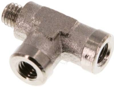 LE-Einschraubstück M 5(IG)-M 5(AG), 16 bar Messing vernickelt