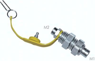 Messschlauchverbinder M 16 x 2 - STECK (Schott:M 16 x 2)