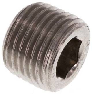 Verschlussstopfen Innenskt. R 1/8", 40 bar V4A
