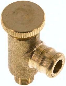 Ablassventil / Entlüftungs-ventil mit Tülle, G 1/8", PN25