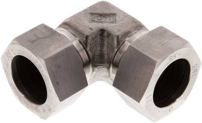 Winkel-Schneidringverschrau-bung 28 L, 1.4571