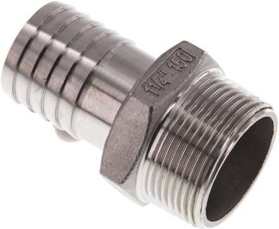 Gewindetülle NPT 1 1/4"-32mm, 16 bar 1.4408
