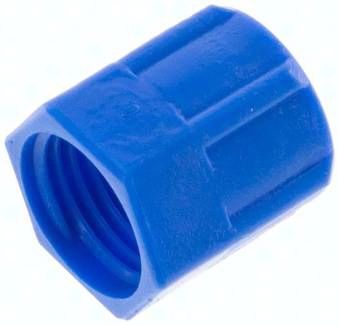 CK-Überwurfmutter 6 x 4mm(M 10 xl 1), Kunststoff