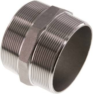 Doppelnippel R 3"-R 3", 16 bar 1.4408