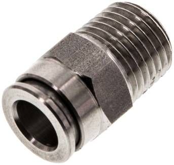 Gerader Steckanschluss R 1/4"-8mm, IQS-Edelstahl