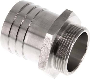 Gewindetülle G 1 1/2"-50mm, 40 bar 1.4571