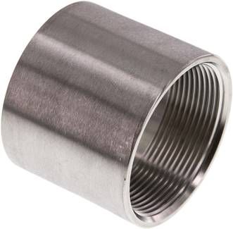 Rundmuffe NPT 2"-NPT 2", 16 bar 1.4408