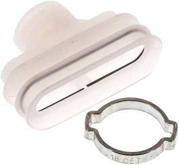 Ovalbalgsauger, 45 x 15mm, Hub 8,5mm, Silikon (transparent)