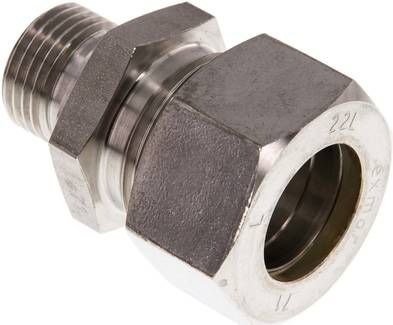 Gerade Schneidringverschr. 22 L-G 1/2", Klemmring 1.4571 (NC)