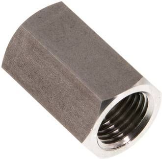 Muffe G 1/4"-G 1/4", 40 bar 1.4571