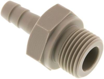 Gewindetülle G 1/2"-8mm, 10 bar PP