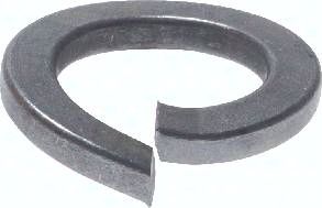Federring, DIN 127A (aufgebogen), für M 6, Stahl verzinkt