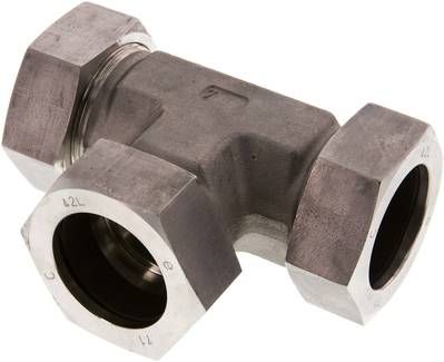 T-Schneidringverschraubung 42 L, 1.4571