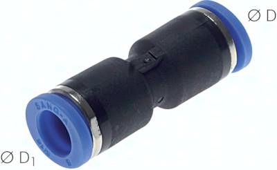 Gerader Steckanschluss 3mm-3mm, IQS-Standard
