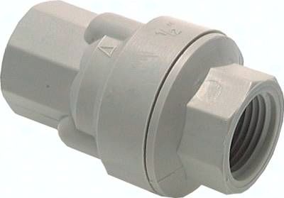 Rückschlagventil (leicht), G 1", PN 6, Polypropylen