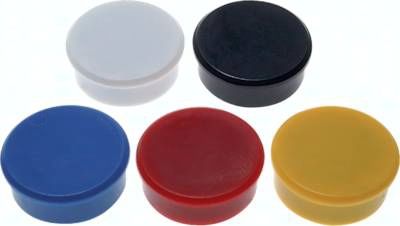 Kraftmagnet, 38mm, schwarz, 10er Pack