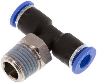 T-Steckanschluss R 1/4"-6mm, IQS-Standard