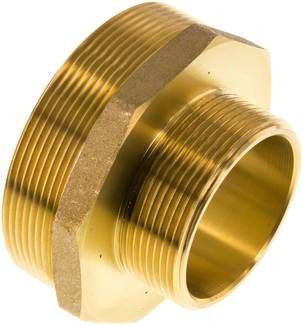 Doppelnippel G 3"-G 2", 16 bar Messing/Rotguss