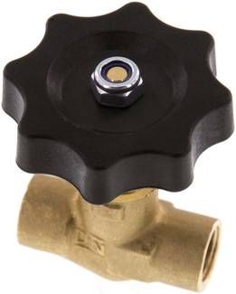 Nadel-Absperrventil, Messing, G 1/4"(IG / IG), PN 40