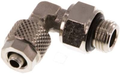 Winkel-Drehverschraubung G 1/8"-6 x 4mm, Messing vernickelt
