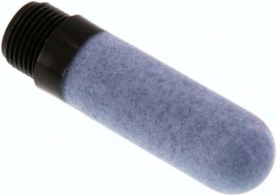 Schalldämpfer aus Kunststoff (PE, gesintert), G 3/8"