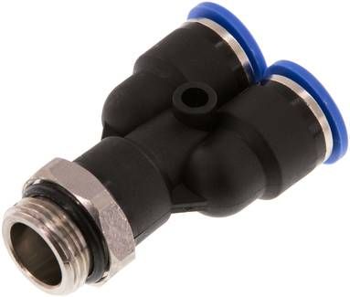 Y-Steckanschluss G 3/8"-10mm, IQS-Standard