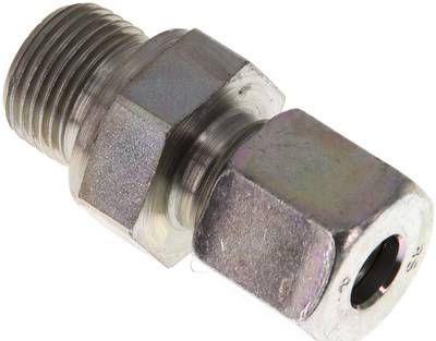 Gerade Schneidringverschr. 8 S-G 3/8", Stahl verzinkt