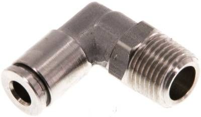 Winkel-Steckanschluss, pos. R 1/8"-4mm, IQS-Edelstahl