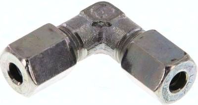 Winkel-Schneidringverschrau-bung 4 LL, Stahl verzinkt