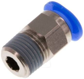 Gerader Steckanschluss R 1/8"-6mm, IQS-Mini